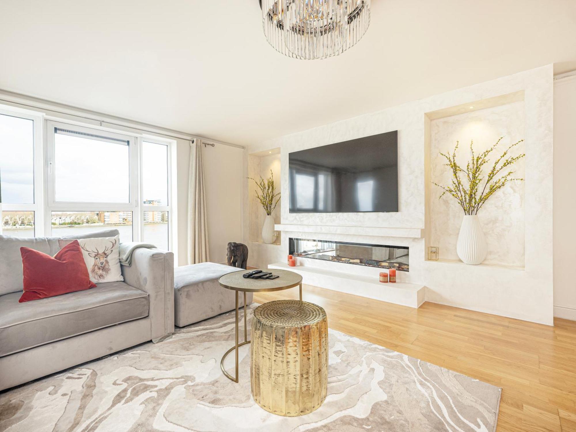 The View Greenwich - Luxury River Thames Apartment Лондон Экстерьер фото